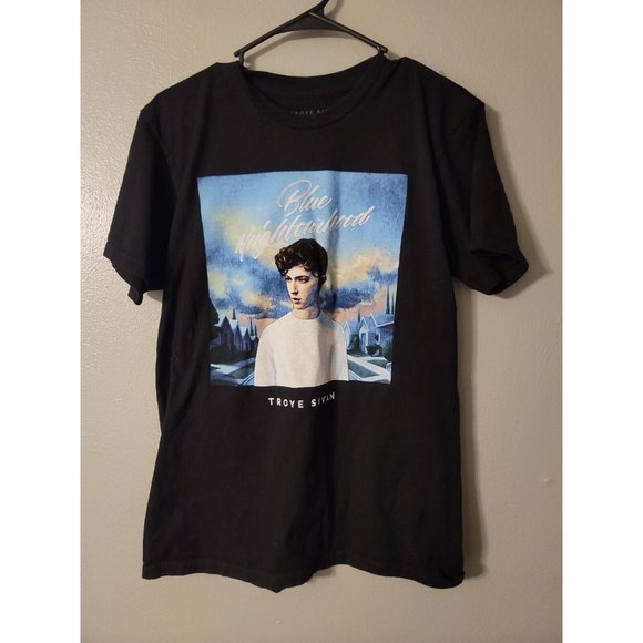 Troye Sivan Blue Neighbourhood Album Logo size M READ 100% Cotton - Picture 1 of 6